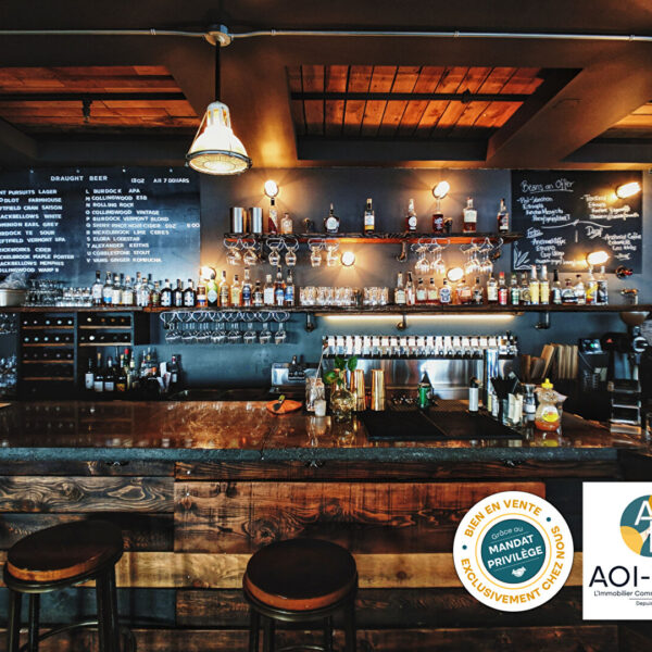 EXCLUSIVITE BAR RESTAURANT LICENCE 4 EXTRACTION TERRASSE BORDEAUX BASTIDE 170 M²